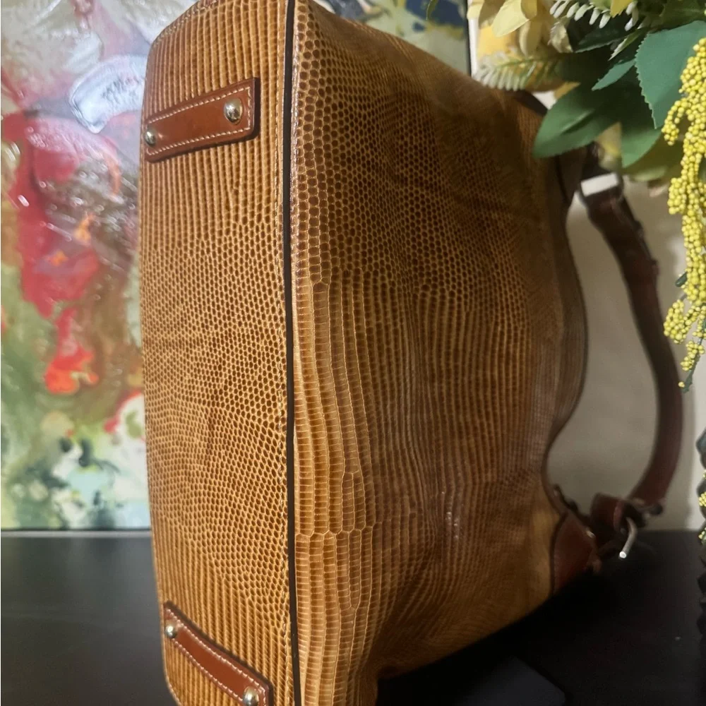 Dooney & Bourke Brown Textured Shoulder Bag